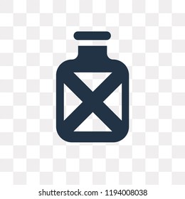 Canteen vector icon isolated on transparent background, Canteen transparency concept can be used web and mobile