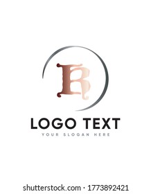 Canterbury letter type K logo template, vector logo for business and company identity 