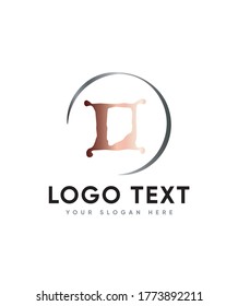 Canterbury letter type L logo template, vector logo for business and company identity 