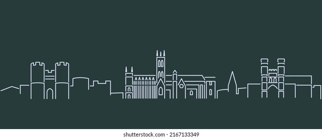 Canterbury Single Line Skyline Profile