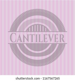 Cantilever pink emblem