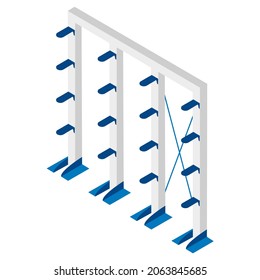 Cantilever Racks For Pallets. Warehouse Storage.