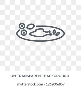 Cantonese Fish icon. Cantonese Fish design concept from Chinese Food collection. Simple element vector illustration on transparent background.