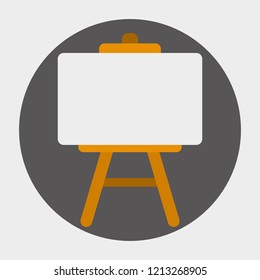 A canvas board for fine arts