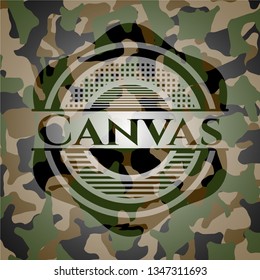Canvas camo emblem