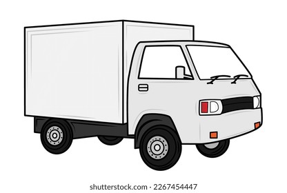Canvas car vector with silver color