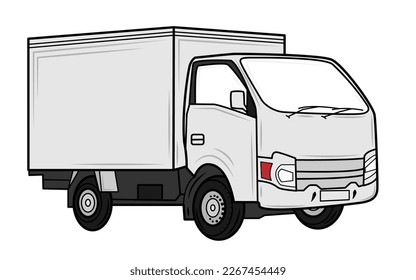 Canvas car vector silver color for icon