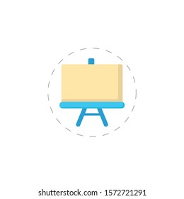 canvas colorful vector flat icon. canvas colorful vector flat icon. canvas colorful vector flat icon. 
