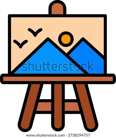 Canvas Creative Vector Icon Design