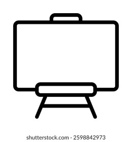Canvas icon illustration in line style. Perfect for website mobile app presentation. Suitable for any user interface and user experience