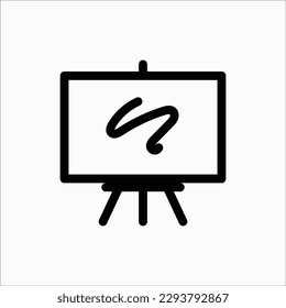 canvas icon, isolated icon in light background, perfect for website, blog, logo, graphic design, social media, UI, mobile app