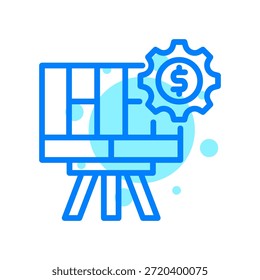 Icono de lienzo en forma de Ilustración vectorial