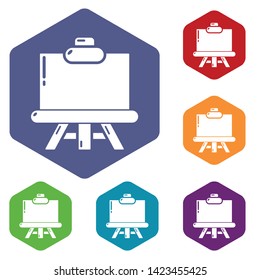 Canvas icon. Simple illustration of canvas vector icon for web