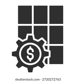 Icono de la lona Colección de un solo Vector