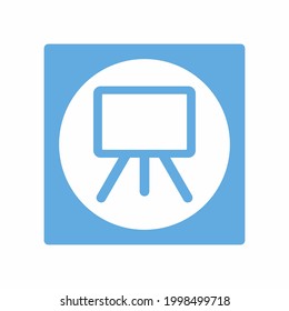 Canvas  Icon Vector Style 7. simple illustration. Editable stroke. Design template vector