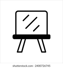 Canvas icon with white background vector