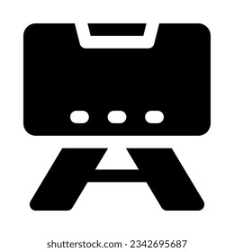 icono de lienzo para tu sitio web, móvil, presentación y diseño de logotipo.