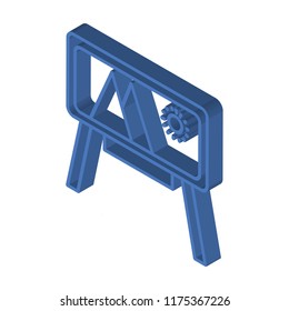 Canvas isometric left top view 3D icon