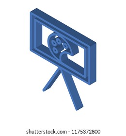 Canvas isometric left top view 3D icon