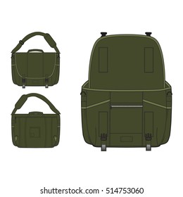 Canvas Laptop Bag Template