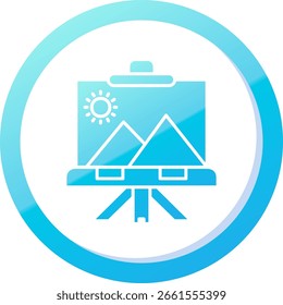 Canvas Line vector Icon Design