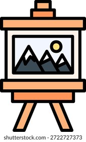 Canvas New Creative Icon Design Vector