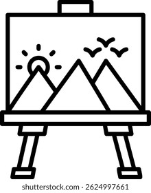 Canvas neues kreatives Vektorsymbol