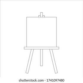 canvas for painting. Illustrator for web and mobile design.
