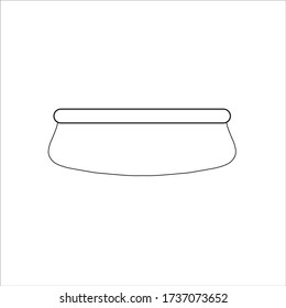 canvas pool. illustration for web and mobile design.