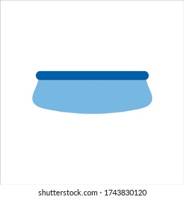 Planschbecken. Illustration für Web und Mobile Design.
