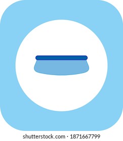 canvas pool. illustration for web and mobile design.