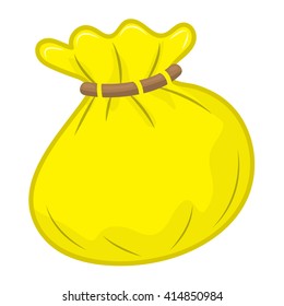 Canvas sack isolated illustration on white background