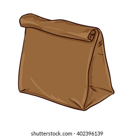 Canvas sack vector. canvas bag. Illustration of a canvas sack.