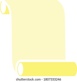 Icono de desplazamiento de lienzo. Diseño de color plano. Ilustración vectorial.