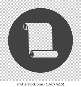 Icono de desplazamiento de lienzo. Reducir el diseño de galería de símbolos en la rejilla de transparencia. Ilustración vectorial.