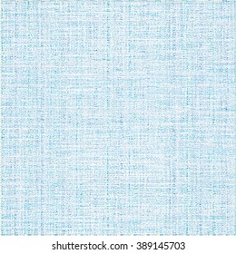 Canvas texture. Blue textured background. Vector design.
