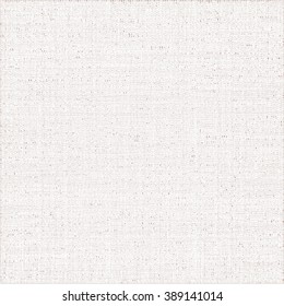 Canvas texture. White speckled background. Vector design.