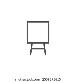canvas thin outline icon vector design good for web or mobile app
