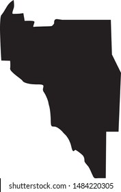 Canyon county map in state of Idaho