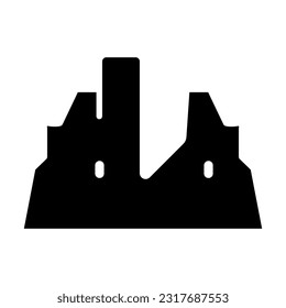 Icono De Glifo Vector De Cañón Para Uso Personal Y Comercial.
