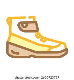 canyoneering shoes footwear tourism color icon vector. canyoneering shoes footwear tourism sign. isolated symbol illustration