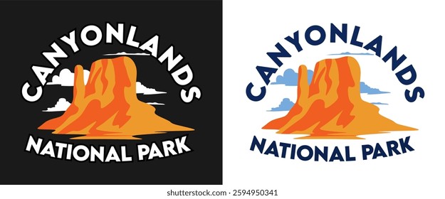 canyonlands national park with beautiful natural scenery