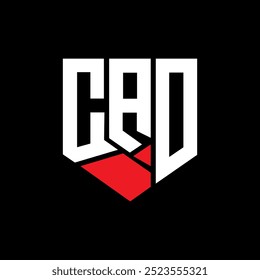 Projeto abstrato do logotipo da letra CAO. Projeto exclusivo da CAO. CAO
