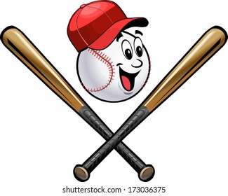 Cap, ball and bat