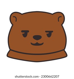 Cap Bear Patch V71 Patch Streetwear, Urban Design Black and White Colors Patch Commercial Use