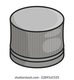 Cap bottle vector icon.Color vector icon isolated on white background cap bottle.