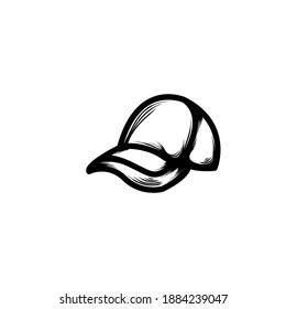 cap casual hand drawn icon vector illustration