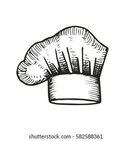 cap chef vector illustration isolated sketch