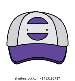 cap with company emblem vector illustration