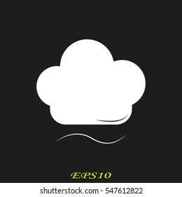 cap cook, icon, vector illustration EPS 10